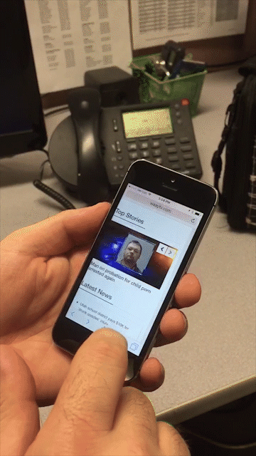 Mobile Website loading